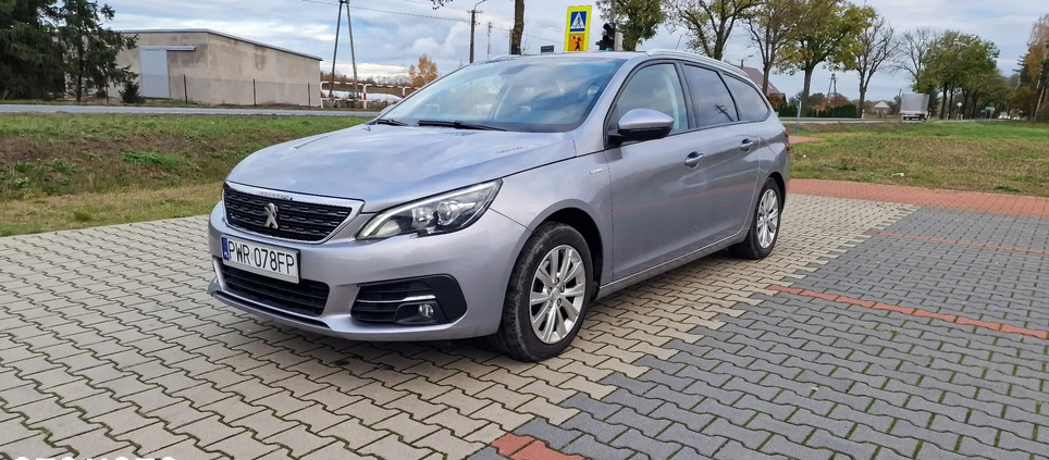 Peugeot 308 cena 52900 przebieg: 52500, rok produkcji 2019 z Poznań małe 106